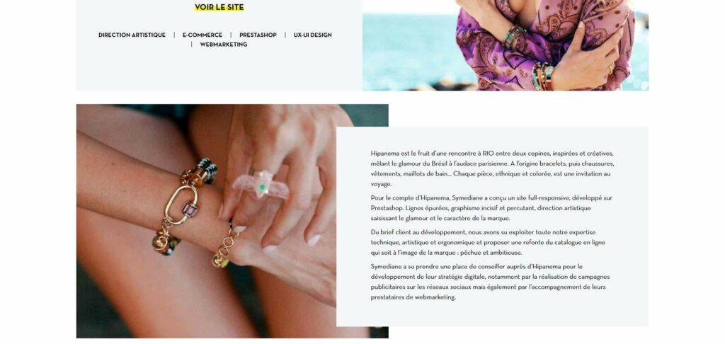 alysee-flaut-communication-strategique-copywriting-symediane-hipanema Alysée Flaut communication stratégique. Rédaction de fiche projet Hipanema pour le compte de l'agence Symediane