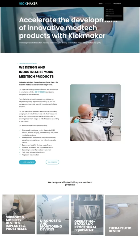 alyee-flaut-strategie-de-communication-web-freelance-kickmaker-io-design-website-landing-page-medtech